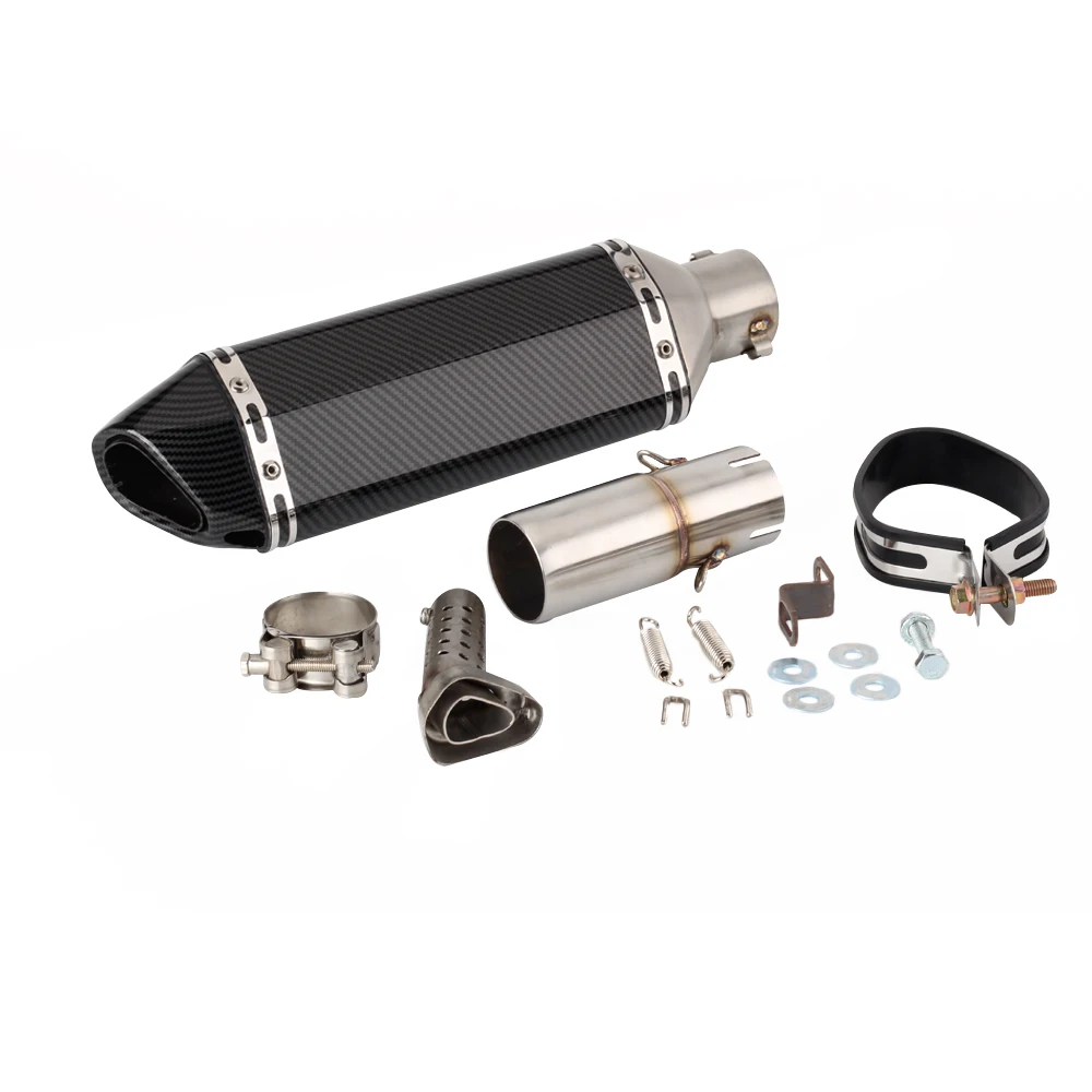For Yamaha R6 2006 to YZF R6 Exhaust Escape Slip-on Motorcycle Exhaust Pipe And Link Pipe System - Цвет: 2006-2019 E