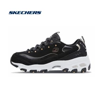 skechers new arrival casual shoes woman height increasing dlite chunky sport shoes fashion brand luxury women shoes 11979 bkgd