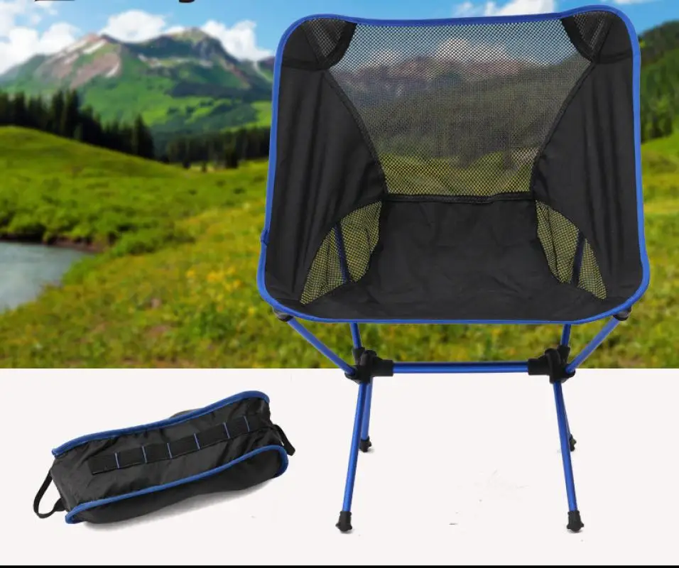 Fiyat Yük 150kg Kamp Katlanır Sandalye Max Taşınabilir Hafif Sandalye Ofis Ev Için Yürüyüş Piknik Barbekü Plaj Açık Balıkçılık Sandalyeleri
