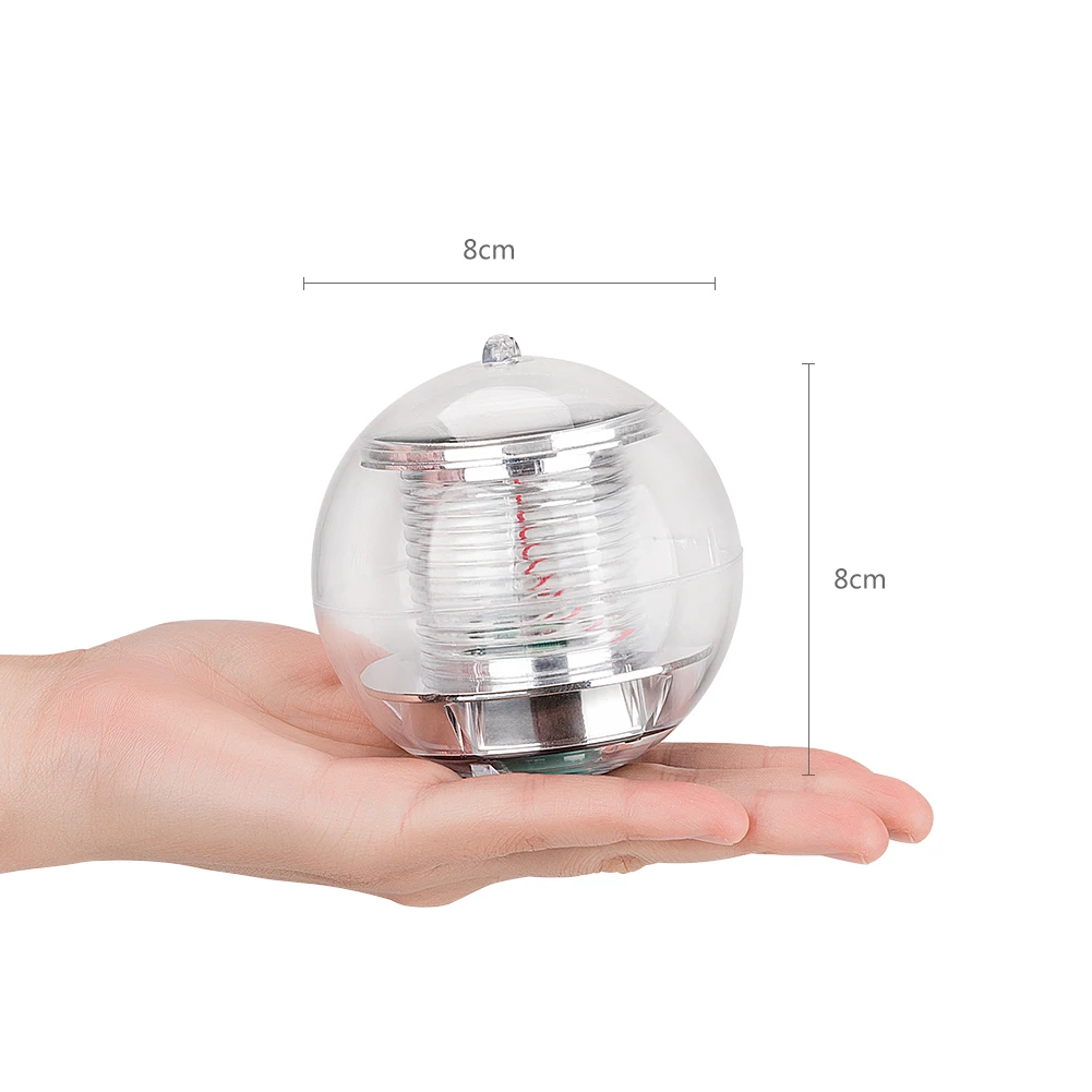 

Underwater Pool Yard Decor Spherical Shape Lamp Water Drift Lamp Floating Light Colorful Solar Floating Lights