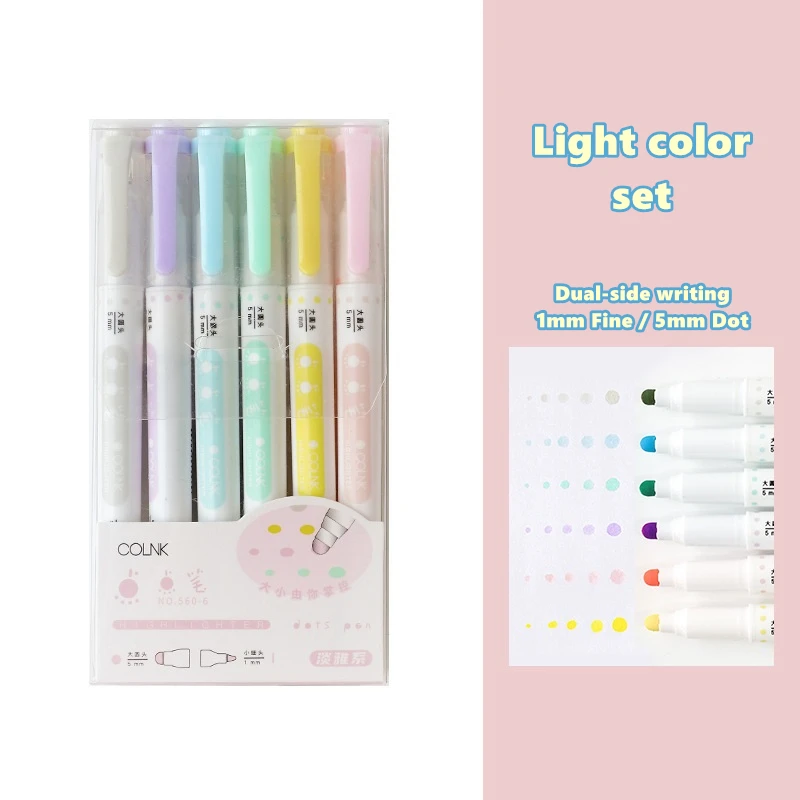 

Набор хайлайтеров Valiosopa 6 шт.