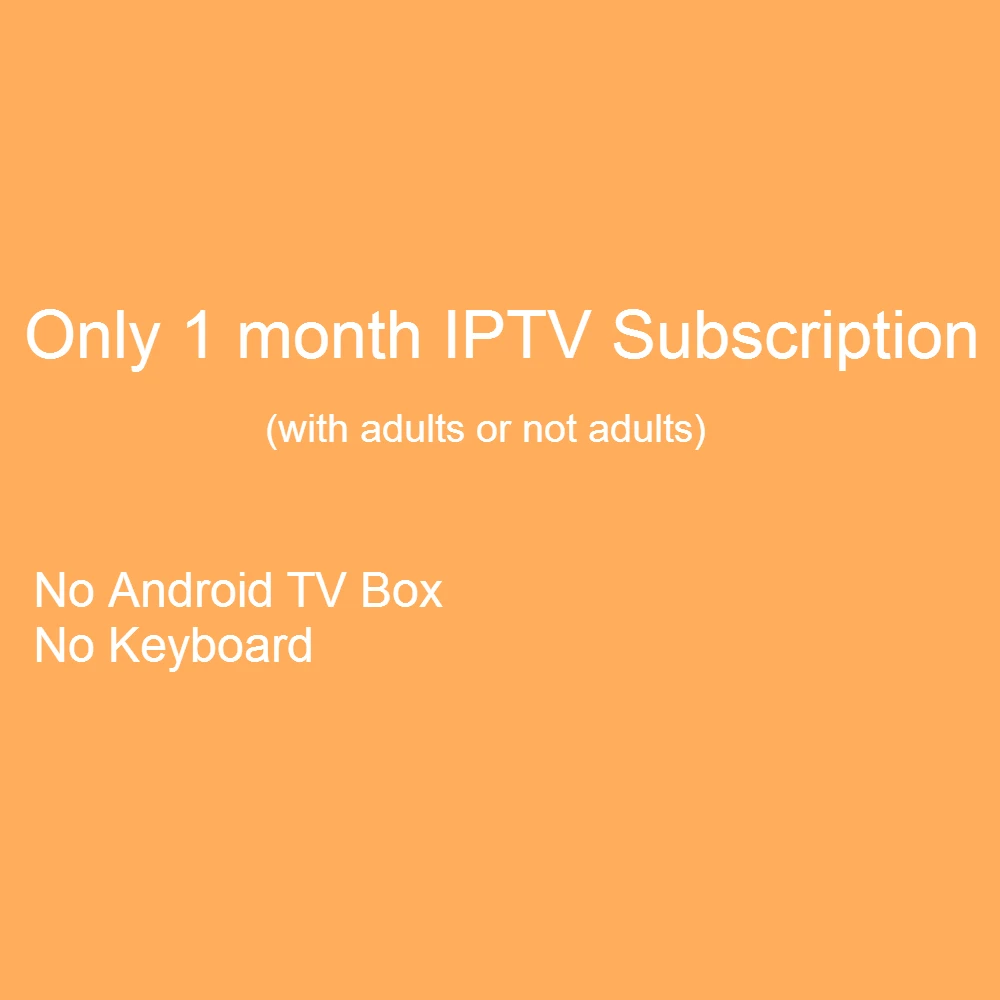Only 1 month IPTV ТВ приставка TX3 мини Android ТВ приставка IP tv Android 7,1 OS 1 ГБ/8 ГБ 2 ГБ/16 ГБ Amlogic S905W четырехъядерный Смарт ТВ приставка 2,4G WiFi медиаплеер - Цвет: Only 1 month IPTV