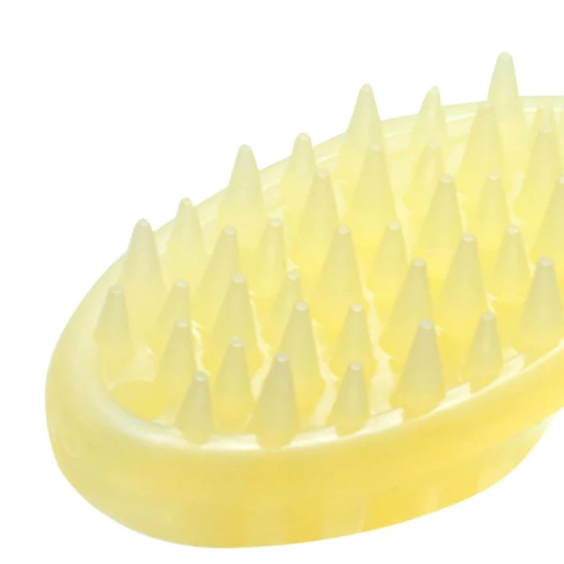 

Pet Washer Massage Brush Comb Cleaner Puppy Wash Tool Soft Silicone Bristles