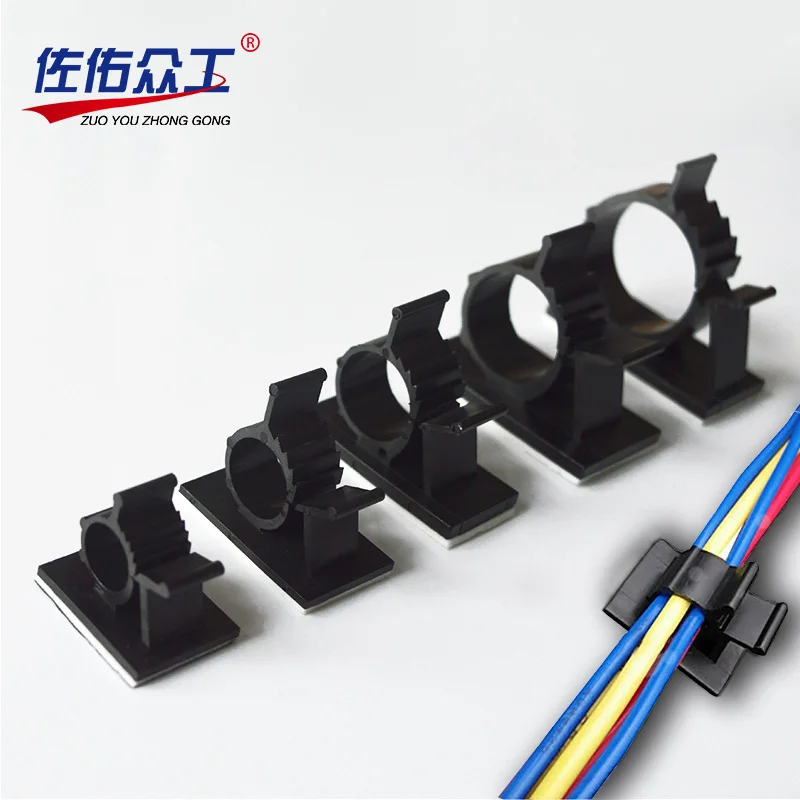 30 шт. пластиковые зажимы для кабелей|Кабельные зажимы| |