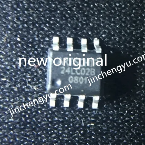 10 шт. 24LC02B EEPROM 2 кбит 256x8 бит последовательный I2C (2-проводный) 400 кГц MSOP 8 Новый и