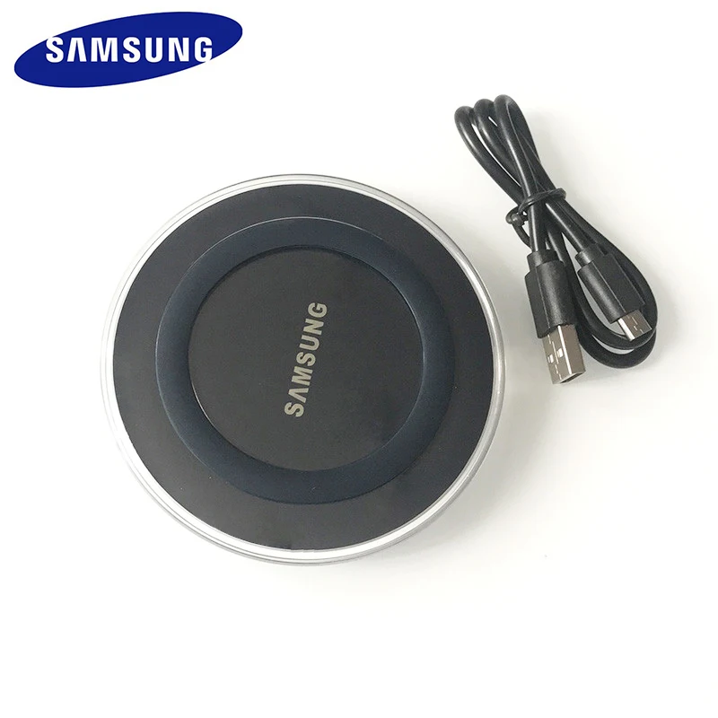 5 V/2A QI Беспроводное зарядное устройство с микро usb кабелем для samsung Galaxy S7 S6 EDGE S8 S9 S10