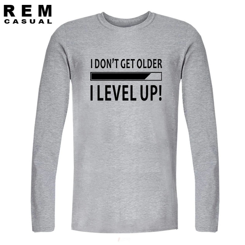Новинка смешная футболка с надписью I't Get Older I Level Up для любителей игры на день