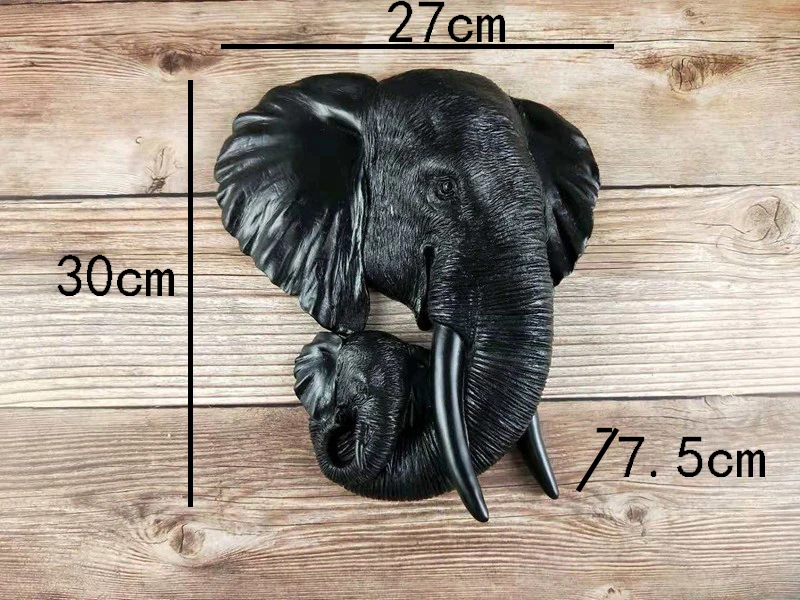 Имитация головы матери и ребенка слона украшение на стену гостиная голова