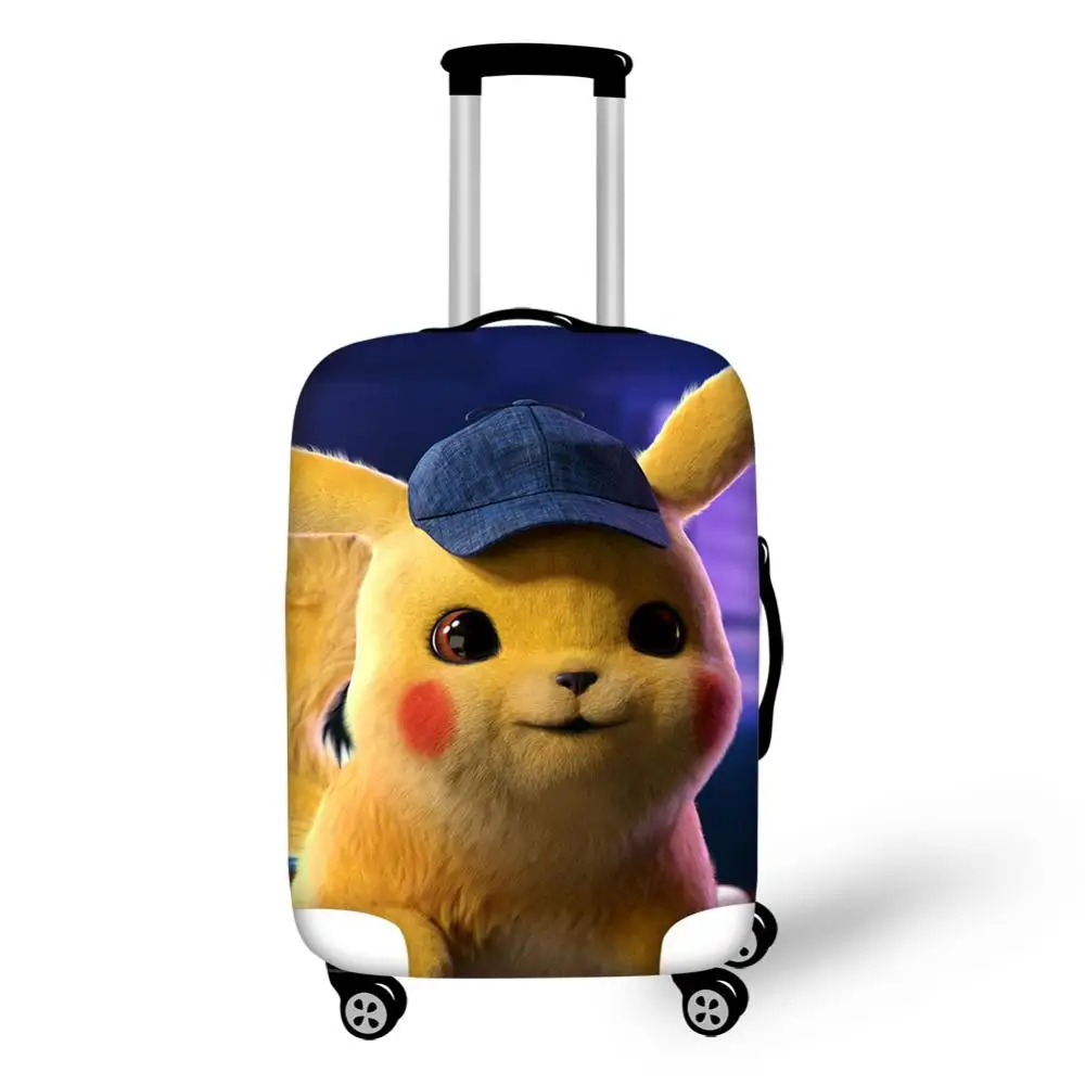 CDWX4435LMS HaoYun эластичный чехол для чемодана защитный дизайн Pokemon Пыленепроницаемый Чехол для багажа каваи Пикачу защитные аксессуары для багажа - Цвет: CDWX4435LMS