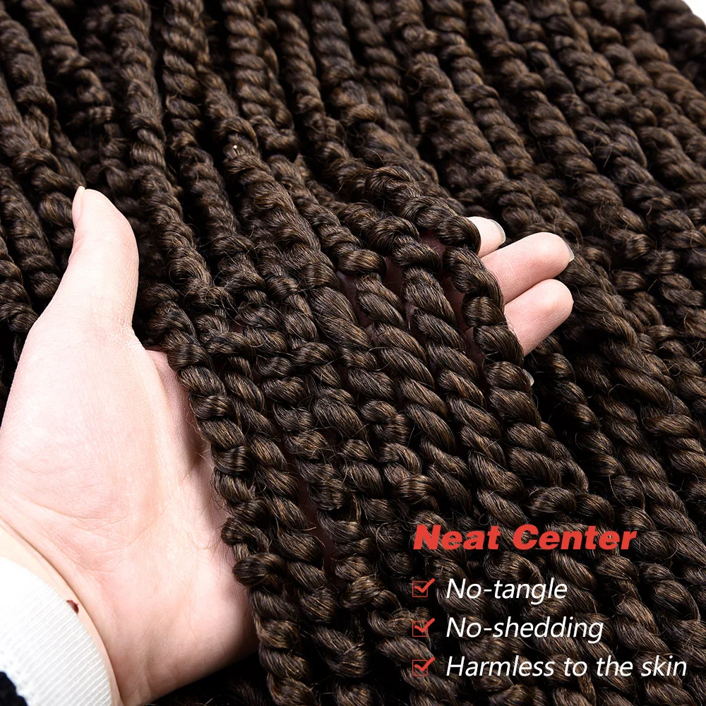 Silike 24 дюйма страсть твист накладные волосы на крючке Предварительно скрученные