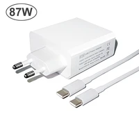 87w usb type c power adapter fast charging laptop wall charger for macbook air pro asus lenovo hp samsung usb c charger