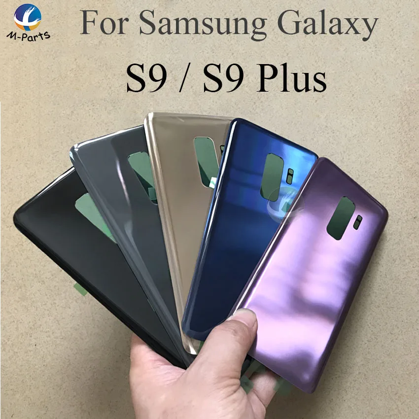 Оригинальный новый задний стеклянный корпус + клей для Samsung Galaxy S9 Plus S9P задняя