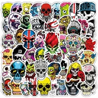 1050pcs terror series skull stickers guitar laptop skateboard luggage waterproof cool graffiti stickers kid classic toys