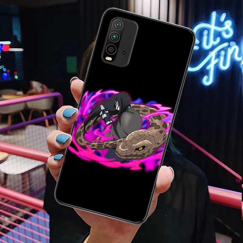 

N-Narutos Kakashi Sasuked Gaara Painting Phone Case Redmi 9 9 Pro 9T 9A 9C Redmi Note 9 9S Pro Max Carcasa Ultra-thin Coque