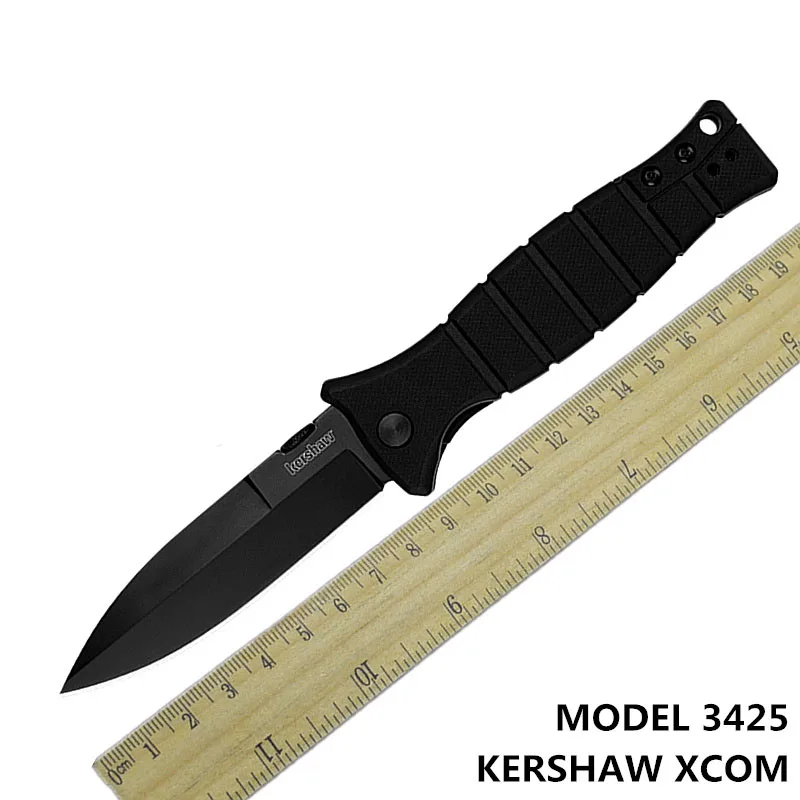 Kershaw k3425 складной нож 8CR13 лезвие жесткий нейлон стекло волокно ручка карманный Кемпинг Охота тактические ножи для выживания EDC