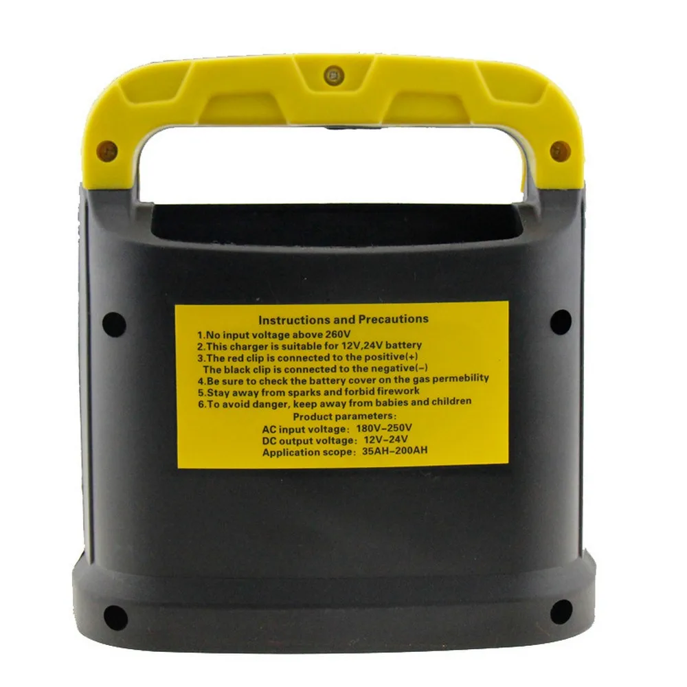 Универсальное автомобильное зарядное устройство для аккумуляторов 12 В/24 В с ЖК