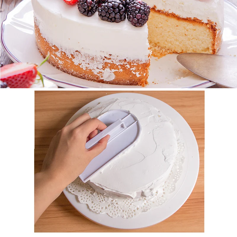 Plastic Cake Smoother Spatulas Polisher Tools Decorating Tool Fondant Sugarcraft Baking | Дом и сад