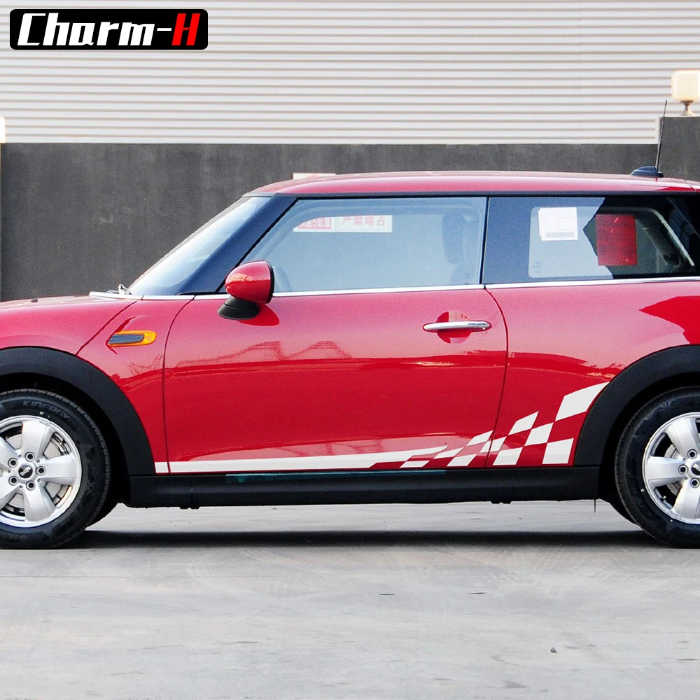 2 шт. Cay Стайлинг боковая наклейка для Mini Cooper F56 2014 в подарок крышка Hardtop боковые
