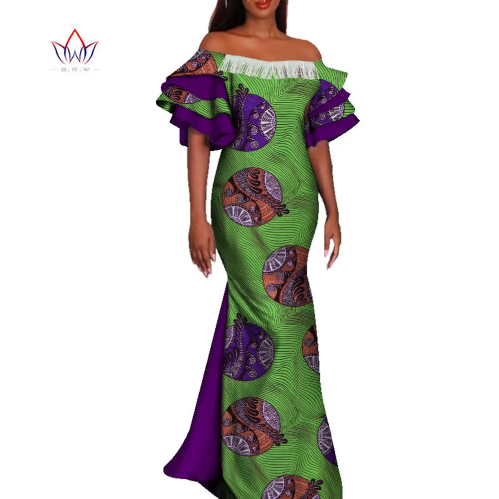 Африканские платья для женщин базин богатая африканская одежда женские длинные