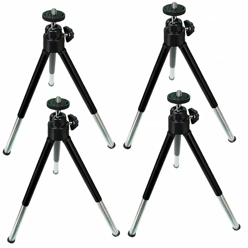 

4PCS Mini Mobile Phone Tripod Telescopic Two-segment Tripod Small Desktop Photographying Tripod Digital SLR Camera Holder