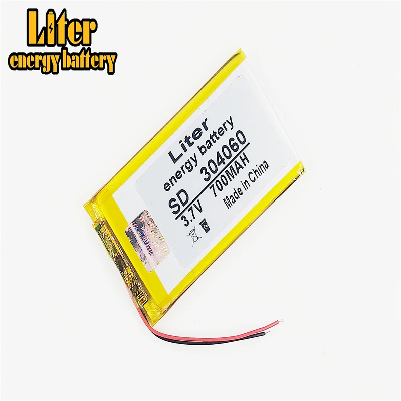 3 7 V полимерный литиевый аккумулятор 304060 284060 MP3 MP4 MP5 700MAH игровой автомат литр