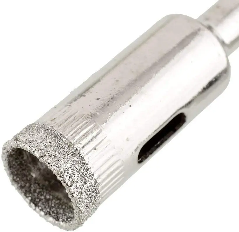 

10 Pcs Drill Set 6mm-30mm/0.23"-1.18" Diamond Coated Core Glass Drill Bit Tile Hole Saw Drill Bit for Marble Ceramic Tile Glass
