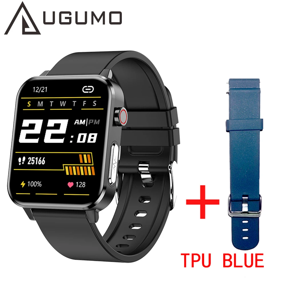 UGUMO Touch Screen thermometer Smart Watch ECG PPG blood pressure gauge watch Fitness bracelet munhequeira ppg body bracelet