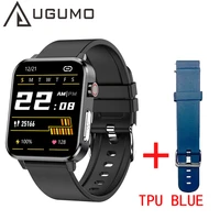 ugumo e86 touch screen smart watch ecg ppg blood pressure fitness tracker smartwatch heart rate monitor watch for men women
