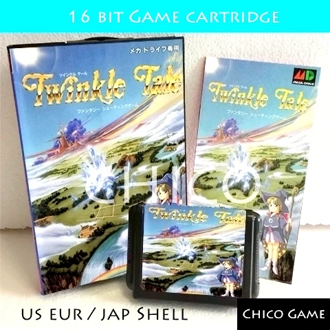 

Twinkle Tale with Box and Manual for Sega MegaDrive Video Game Console 16 bit MD card