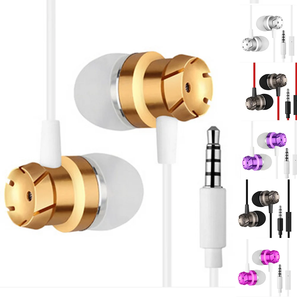 Наушники металлический червячный басовый провод для наушников пояс компьютер