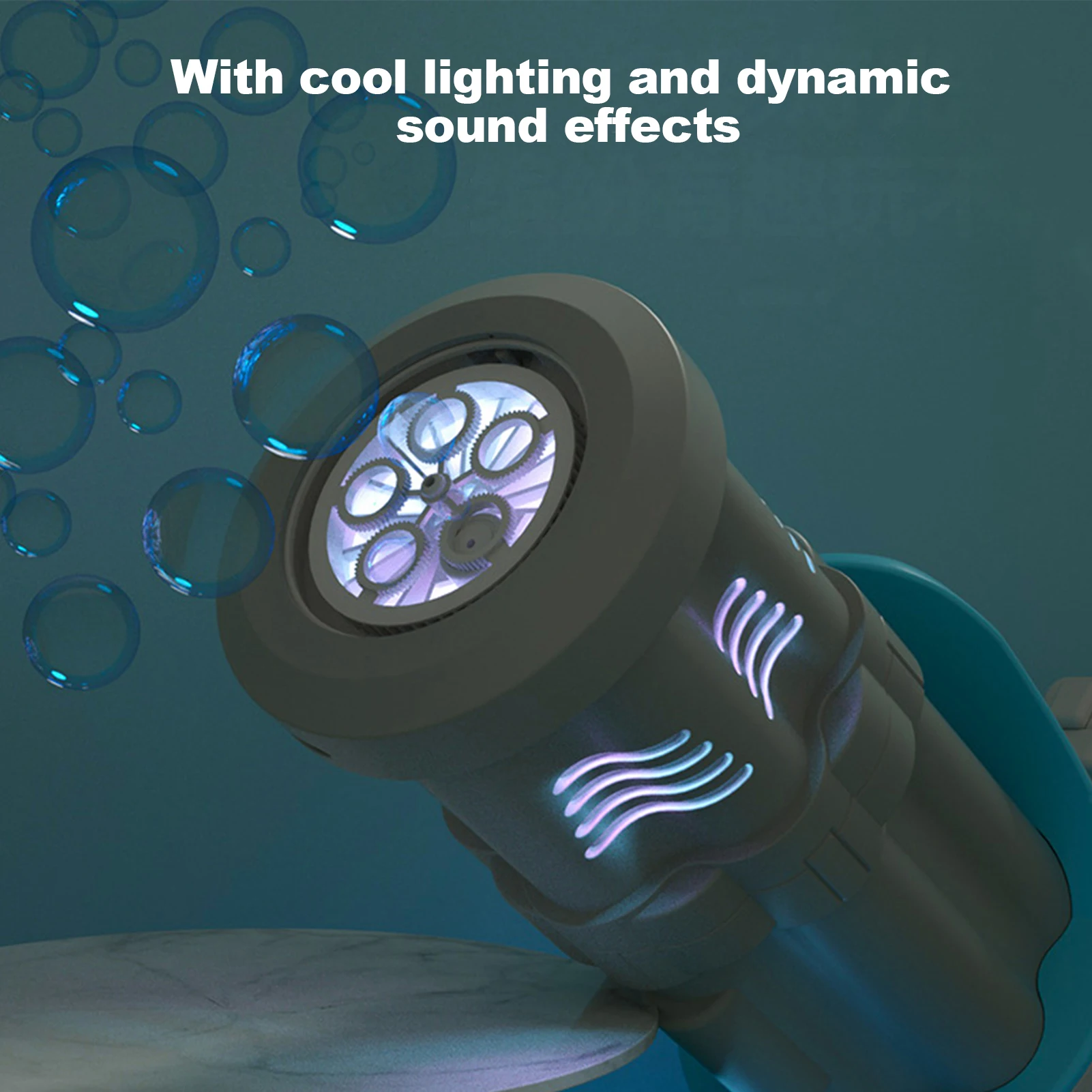 

Multi Hole Bubble Machine Cool Toys With Music Light Children's Bubble Gun Outdoor Toys Boys And Girls