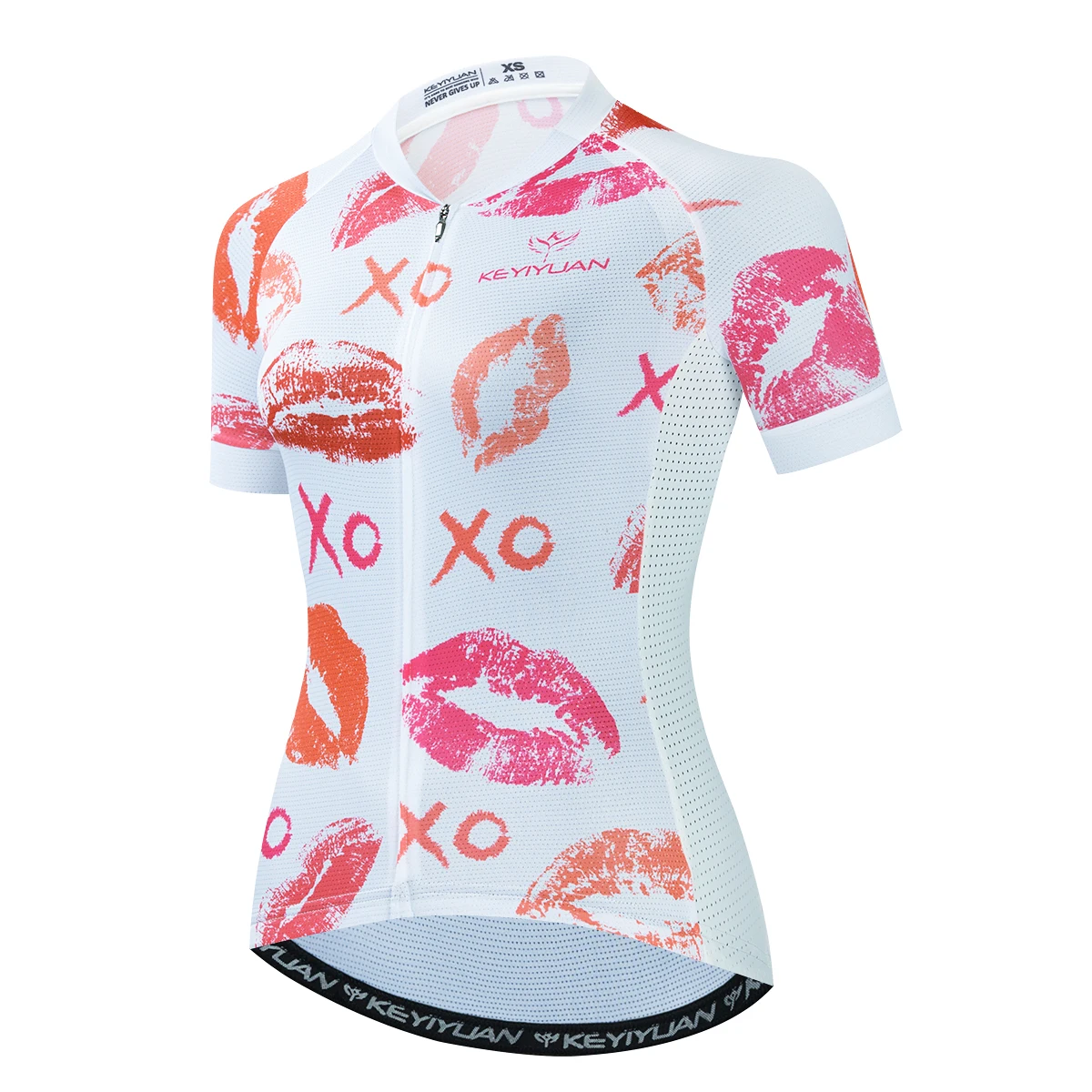 

KEYIYUAN Ladies Cycling Jersey White Bike Shirt Maillot Ropa Ciclismo Blusas Mujer De Moda 2022 Moleton Feminino