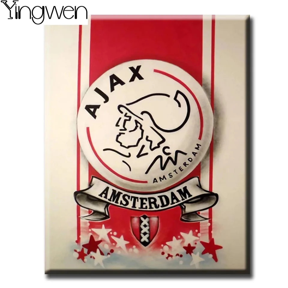 

Diamond Painting Ajax Logo 5D Diamond Picture Full Diamond Embroidery Icons Diamond Mosaic For Children Rhinestone Painting Gift
