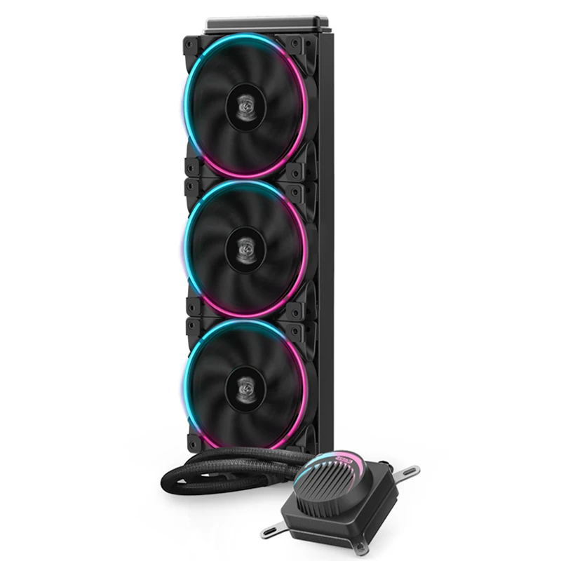 Pccooler PC Case Water Cooling Computer CPU Fan Integrated Water Cooler Cooler For LGA 775/115x/1366/2011/AMD/AM3/AM4