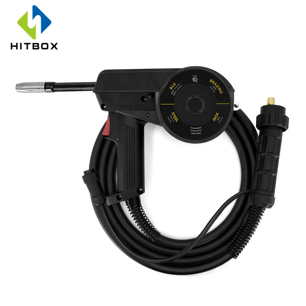 HITBOX шпуля пистолет Mig фонарь М алюминиевая нержавеющая сталь железная катушка 4