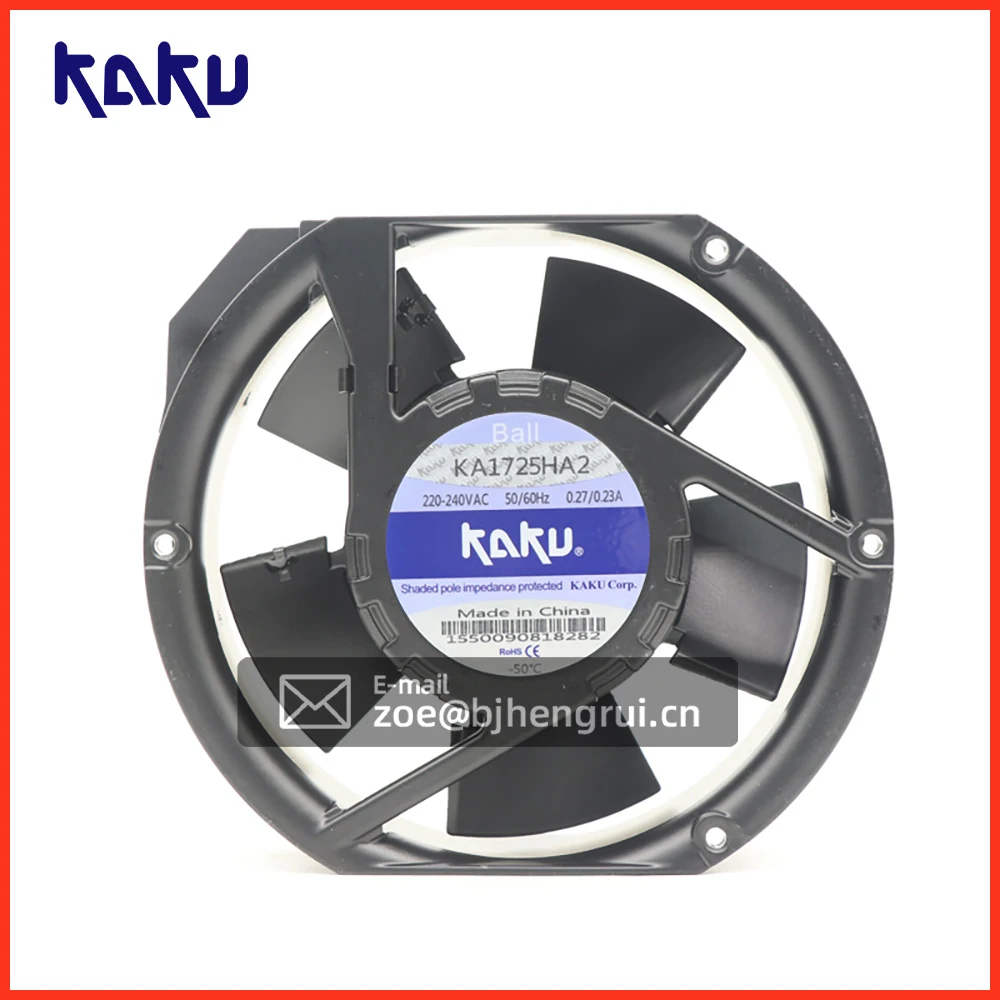 

KAKU KA1725HA2B 110/120V 2700/31100rpm Distribution Box Axial Flow Cooling Fan For Industrial Cabinet