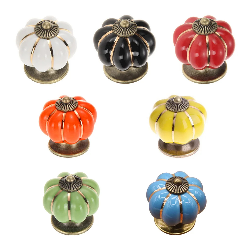 Винтажная ручка для мебели дверные ручки мебель ящик шкаф кухонная тыква