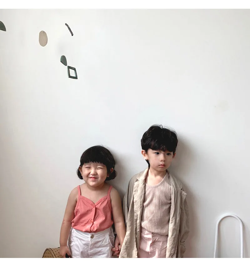 2019 тонкое Свободное длинное пальто для мальчиков и девочек детская блузка из