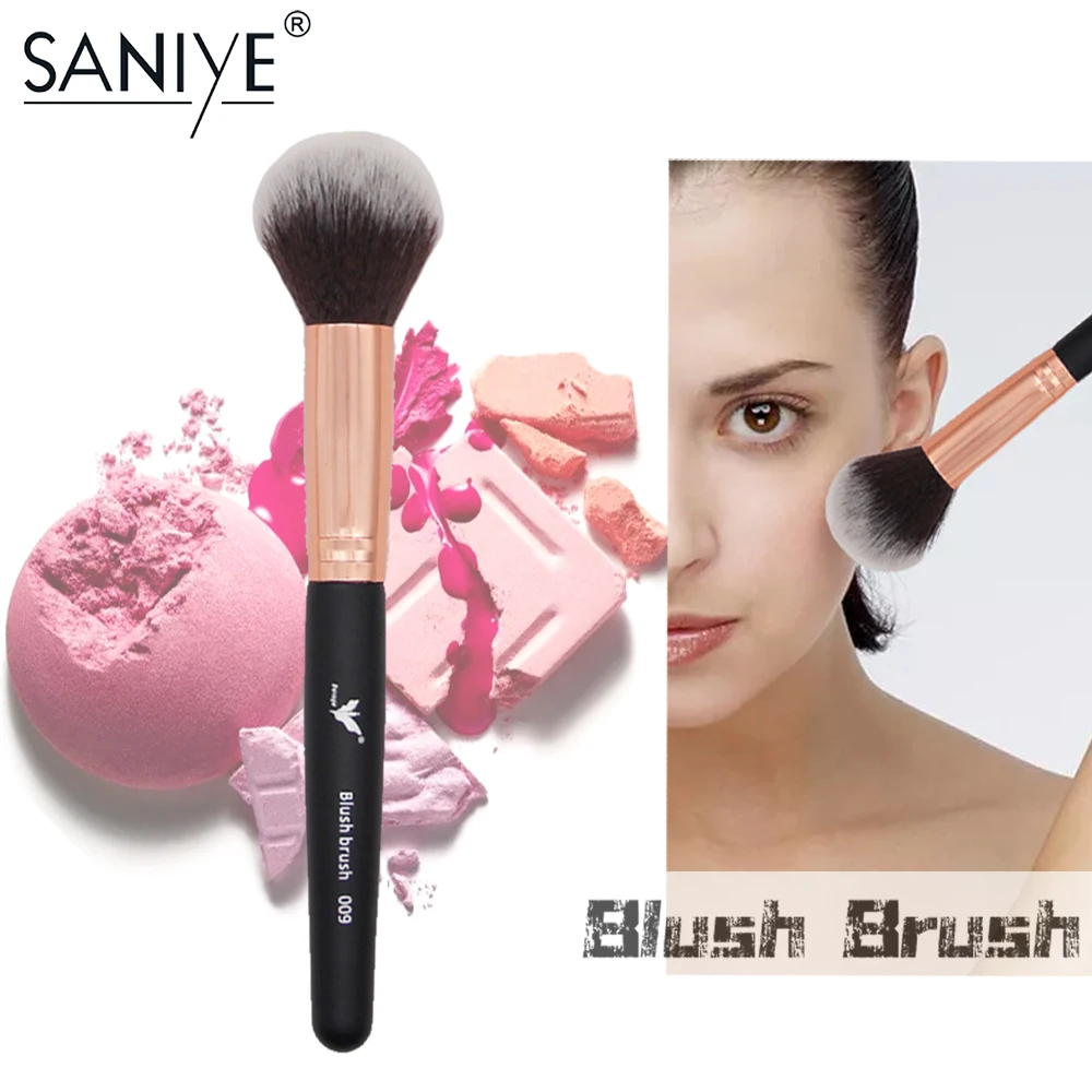 SANIYE 1 шт. Большой Мягкий макияж Румяна Пудра для лица основа макияжа кисть