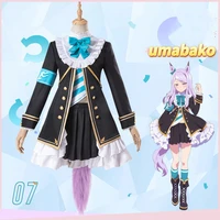 game anime umamusume pretty derby mejiro mcqueen cosplay cartoon womens full set comfortable cotton anime game role playing