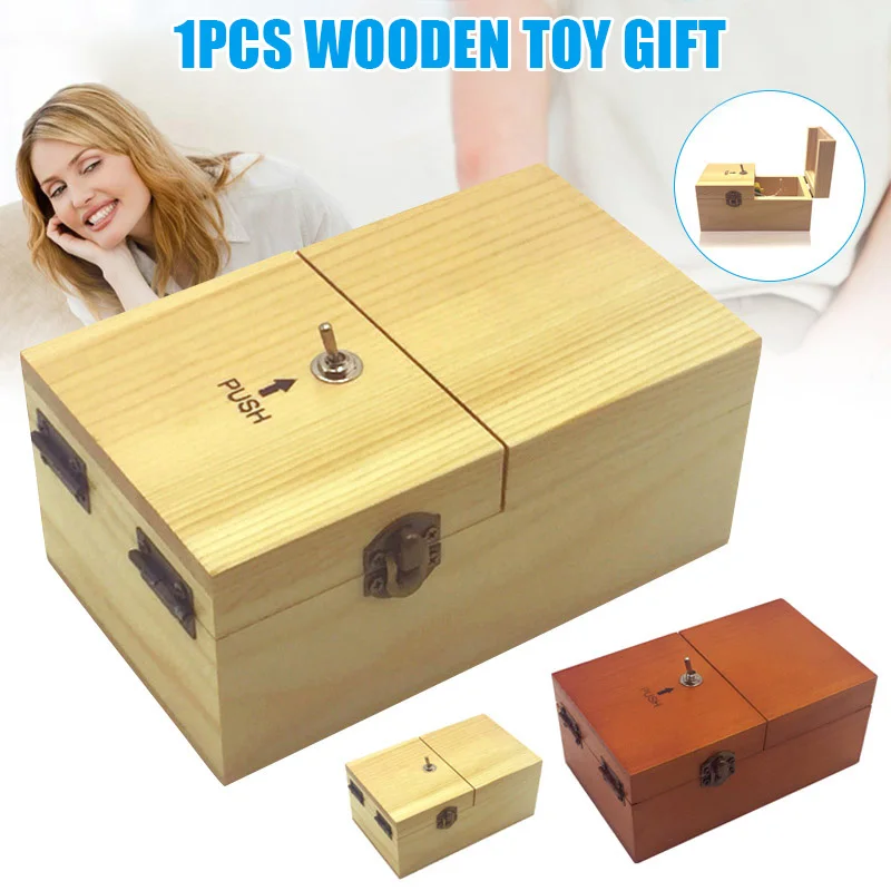 Electronic Wooden Boy Girl Kid Interesting Pastime Machine Stress Reduction Funny Toy Desk Decoration Gifts