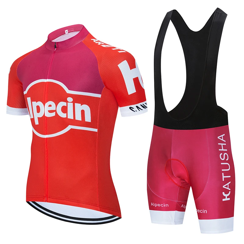 2019 Alpecin Pro Мужская футболка с коротким рукавом для велоспорта одежда комплект