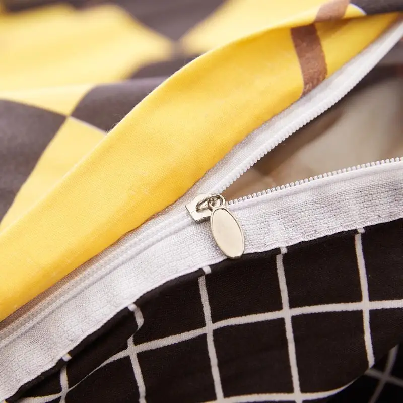 Минималистский постельное белье плоский кровать лист наволочку королева король