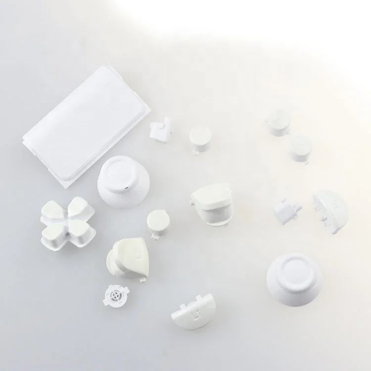 

White Polished Plastic Case For Ps4 Shell Controller Housing