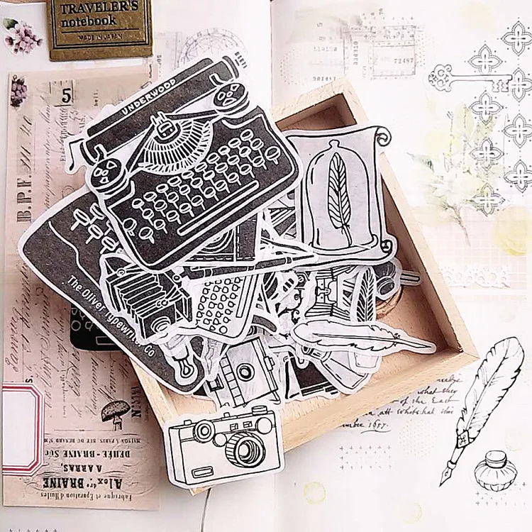 65 шт./упак. Винтаж Телефон принтер Васи стикер для рукоделия DIY ремесло