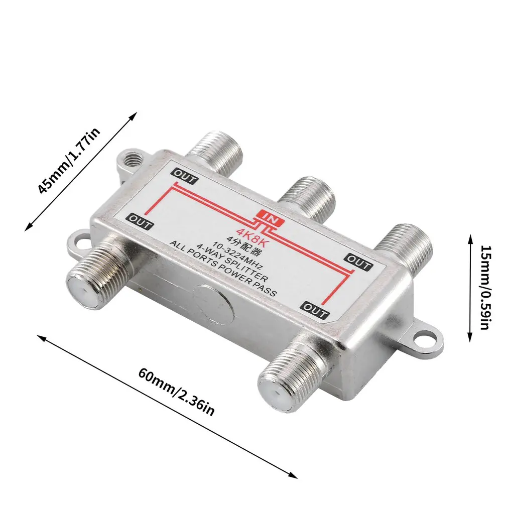 

Satellite Eight Power Splitter 4K8K8 Splitter High Performance Accessories Great Reliability Easy Installation