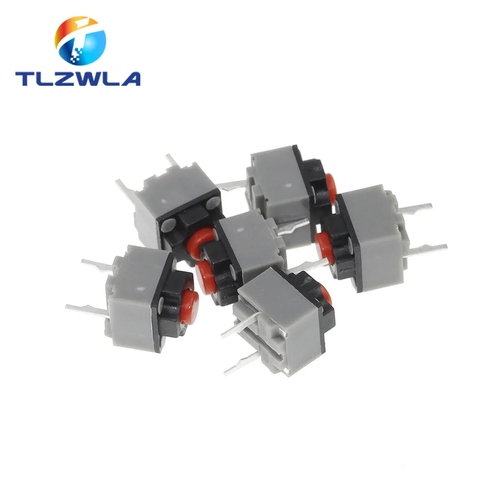 10PCS Kailh Mute Button 6*6*7.3 Silent Switch Wireless Mouse Wired Mouse Button Micro Switch 6X6X7.3MM
