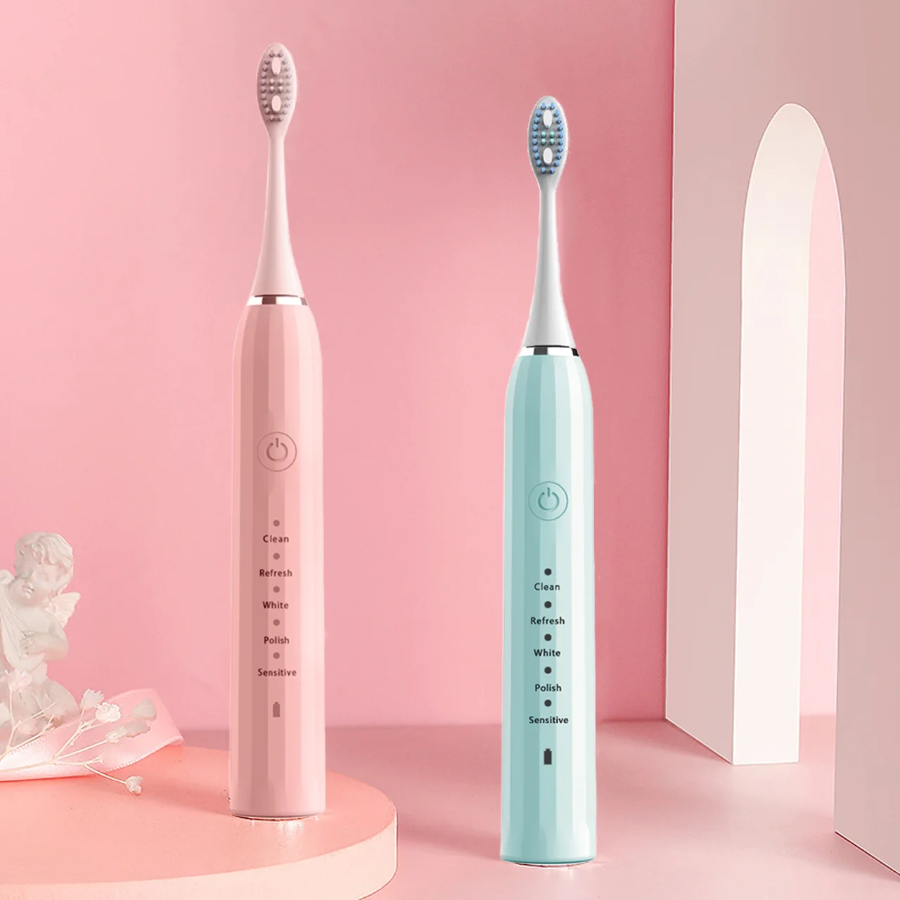 Зубная щетка ультразвуковая аккумуляторная 5 режимов |