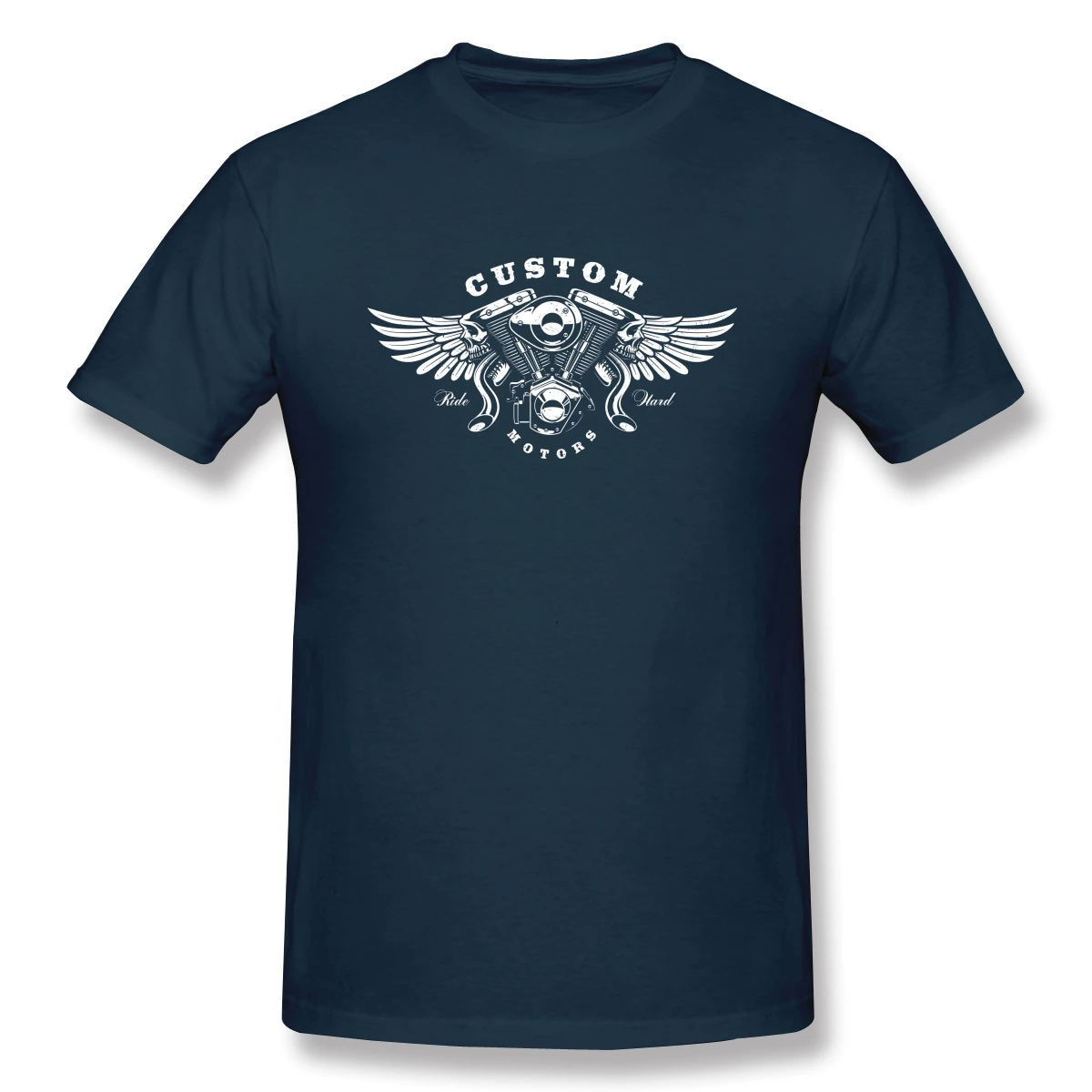 

Monster Engine with Wings Print Man T Shirts Summer Short Sleeve Tops Tee Casual O-neck Tshirts Plus Sizes Clothing