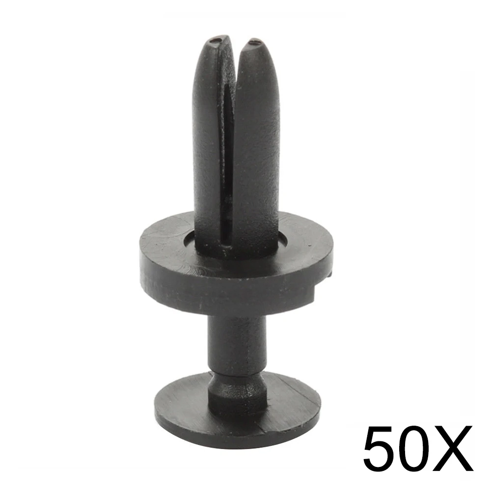 

50Pcs Black Push-Type Retainer Fasteners Replacement 90467-07188 For Toyota Camry Tundra B125